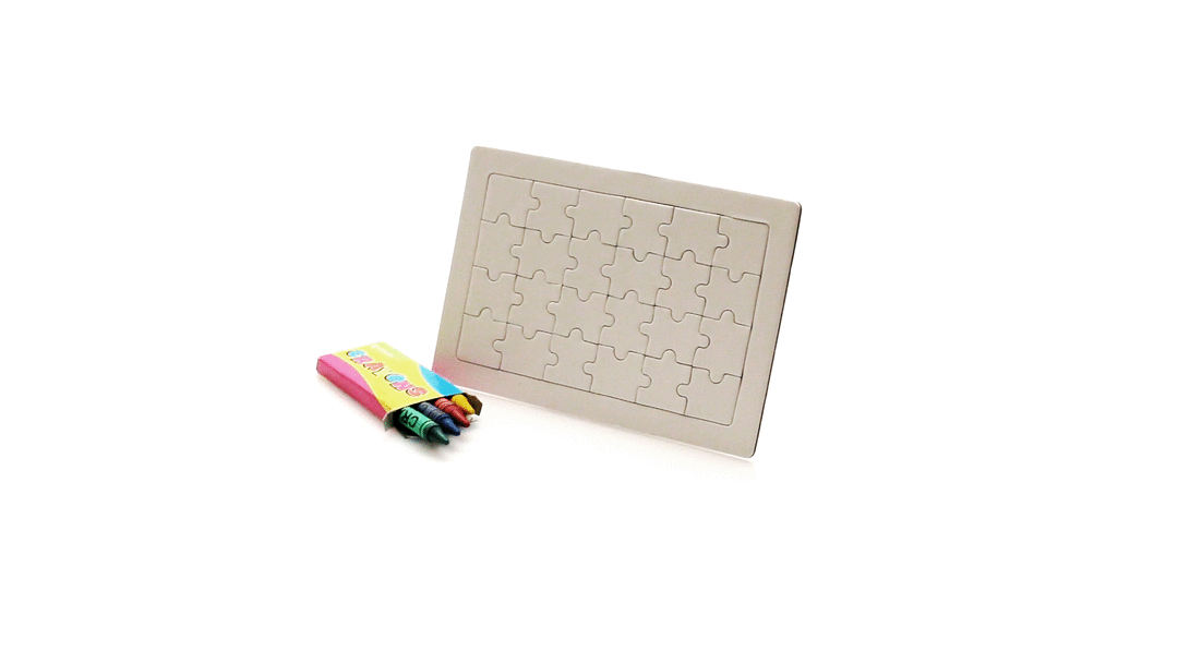 Puzzle et crayons de cire-103297